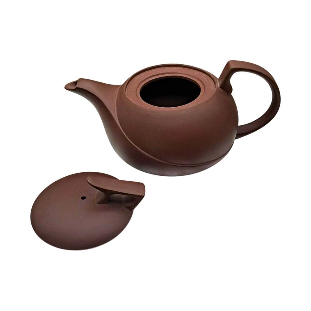 Antique Chinese Clay Teapot with Seal Mark. Yixing chocolate color no chips.
